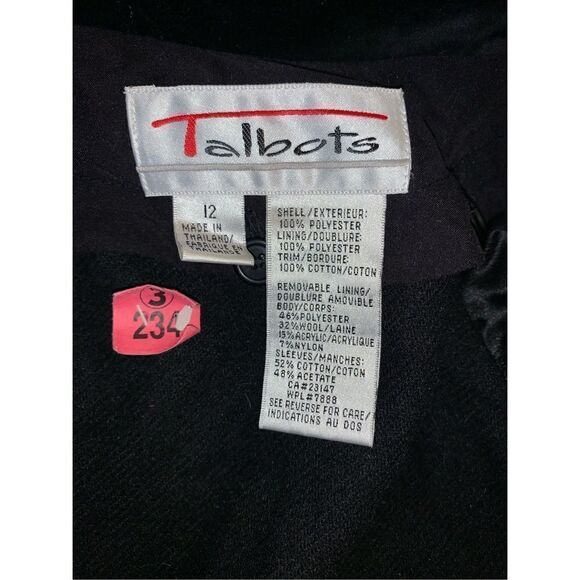 Talbots Double Breasted Trench Coat - Picture 5 of 5